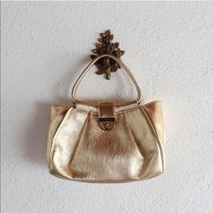 1950s Vintage Gold Handbag